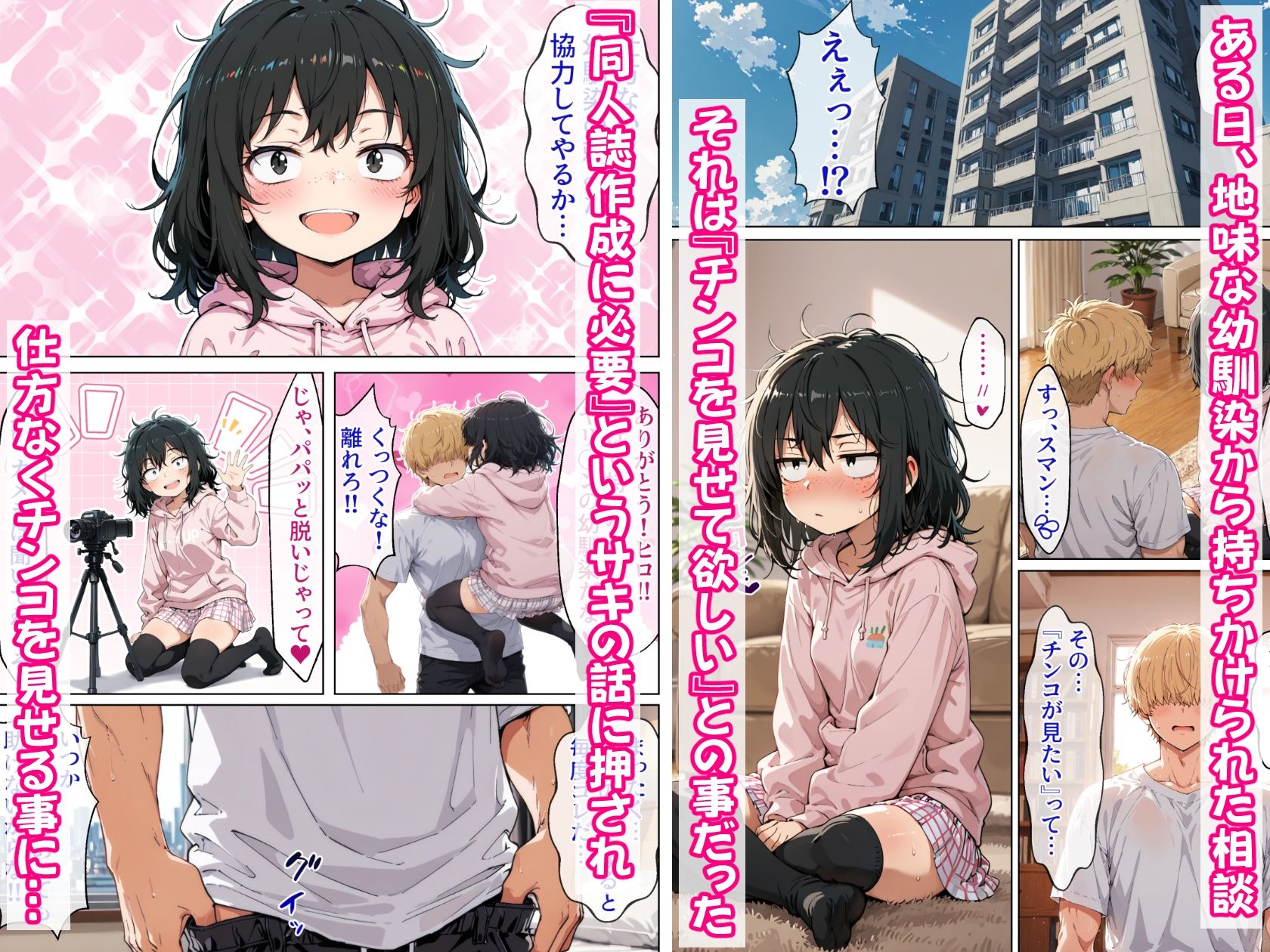 地味な幼馴染はエッチの虜になる - サンプル画像 1