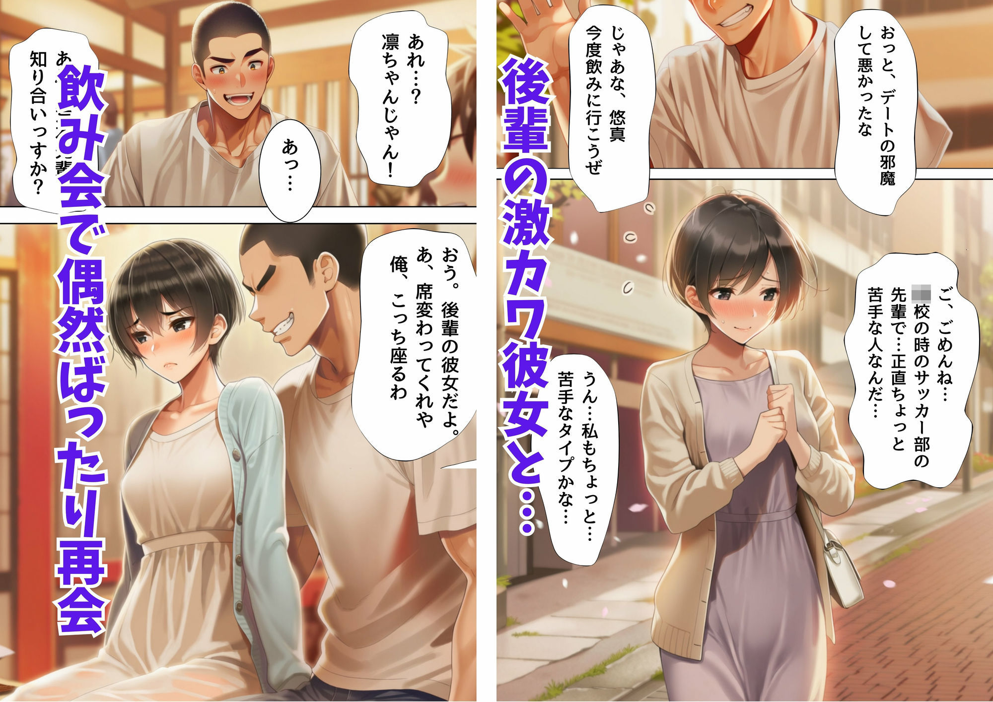 後輩の彼女を寝取ったら処女だったので、俺の雌になるまで仕込んでやった - サンプル画像 1