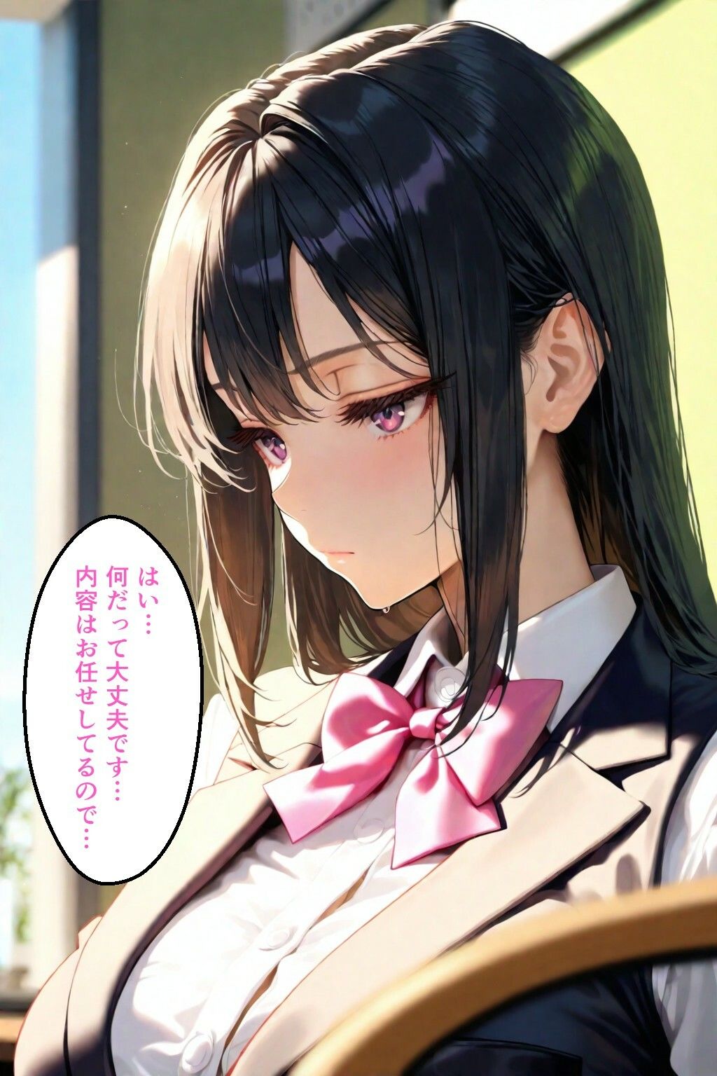 無気力受付嬢の’えっちな特別セックスサービス’ - サンプル画像 8