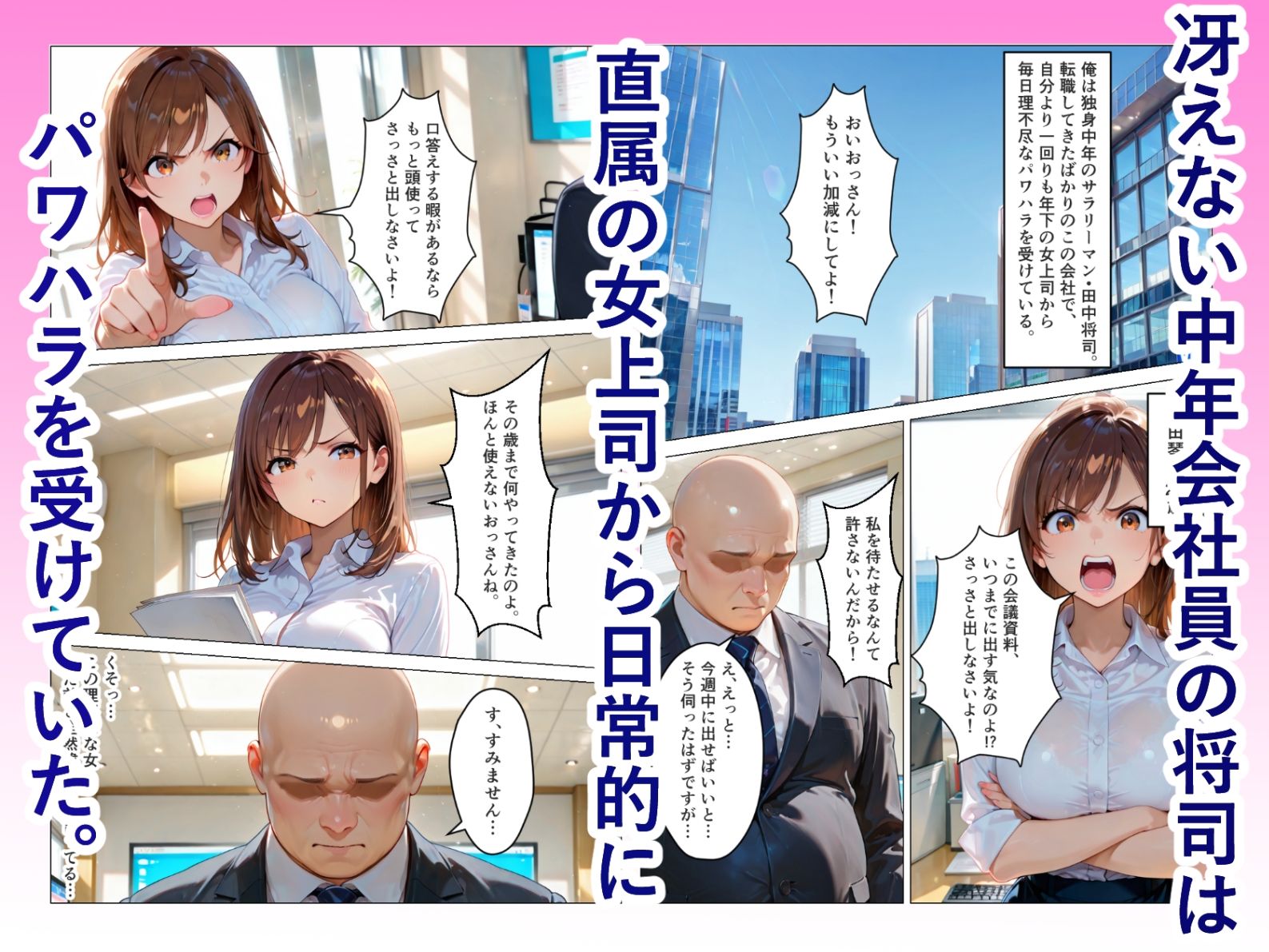 爆乳パワハラ上司の弱みを握ったので、セーラーコスさせて孕ませた話 - サンプル画像 1