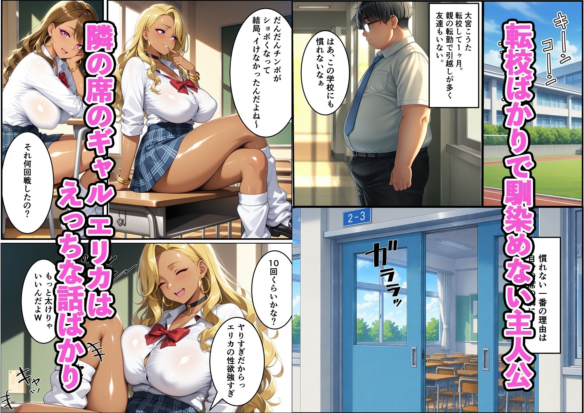 性欲強すぎるビッチなギャルが陰キャオタクに完堕ちする話 - サンプル画像 2