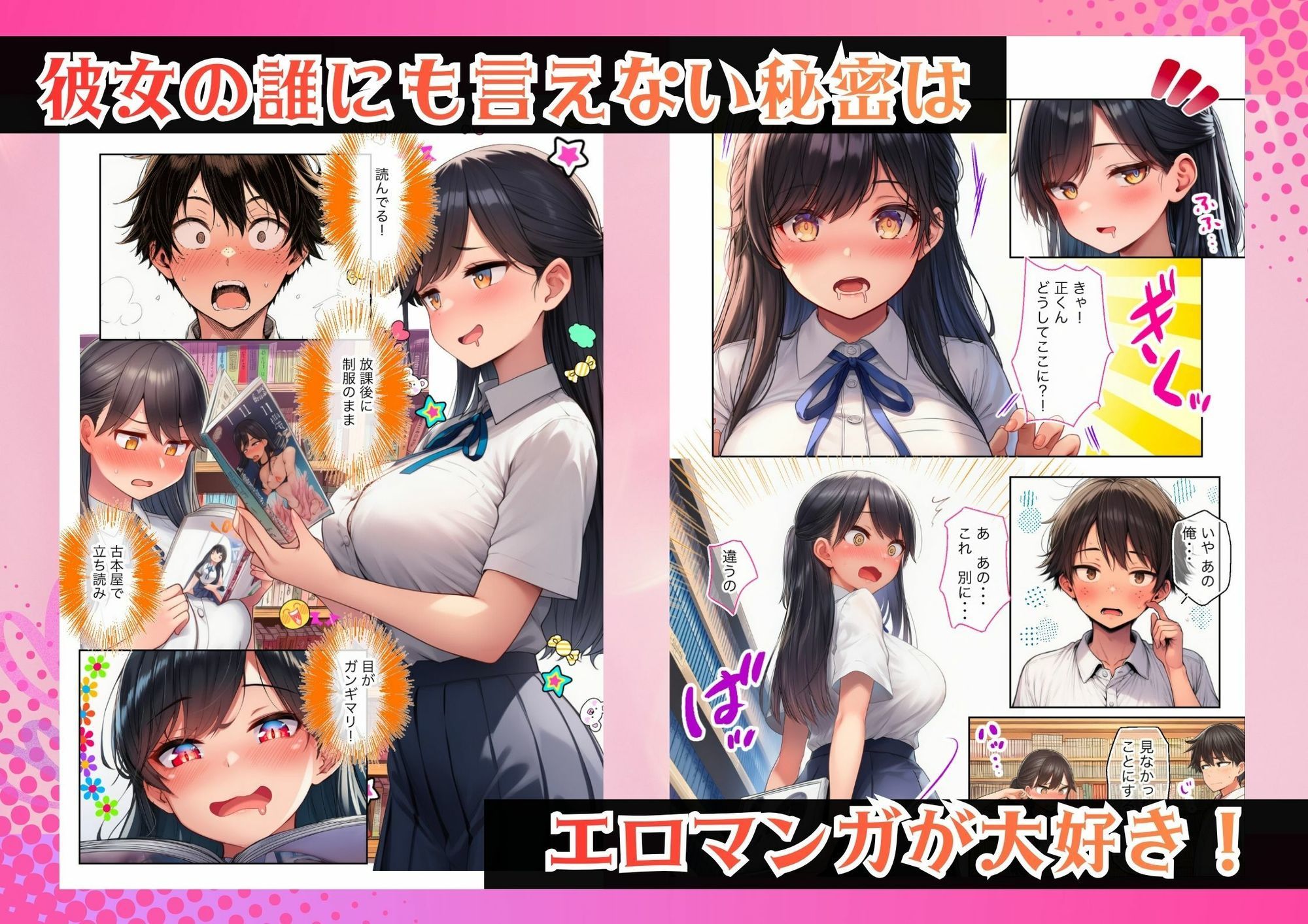 清楚で頭が悪くてエロマンガ大好きな彼女 - サンプル画像 2