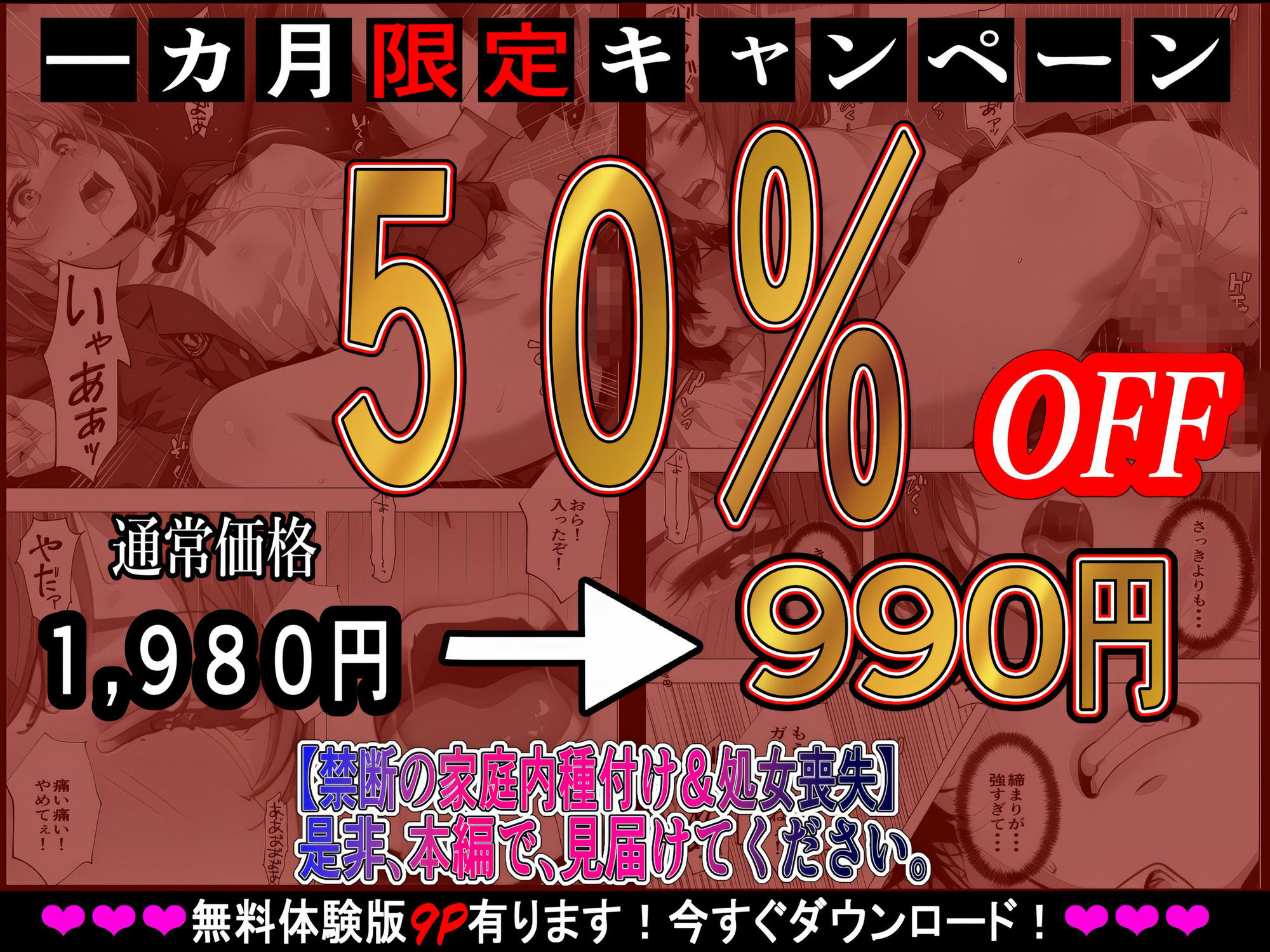 【禁断の近親相姦＆処女喪失】兄（同級生）に初めてを壊された日〜はじめてなのに、そんなに乱暴にかき回さないで〜 - サンプル画像 10