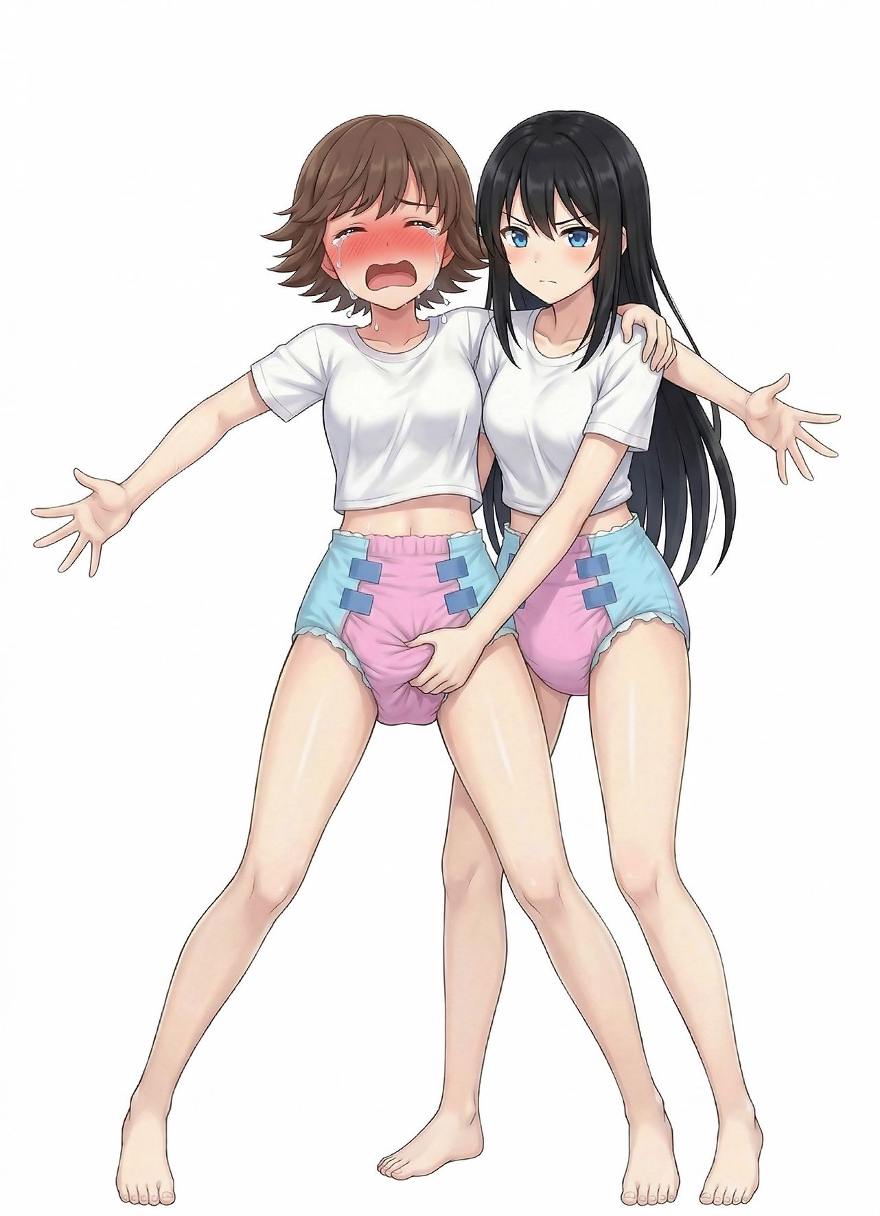 思春期○〇用オムツ・ぐっすりマンと渋○凛 - サンプル画像 2