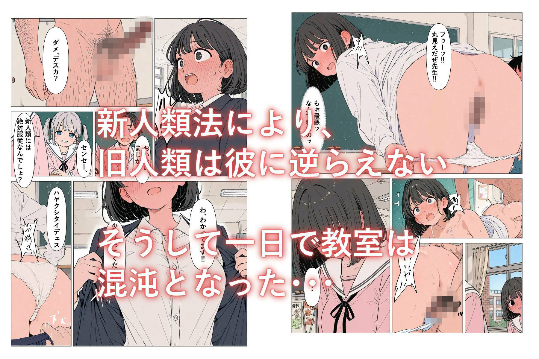地味子の新人類への進化経過 - サンプル画像 2