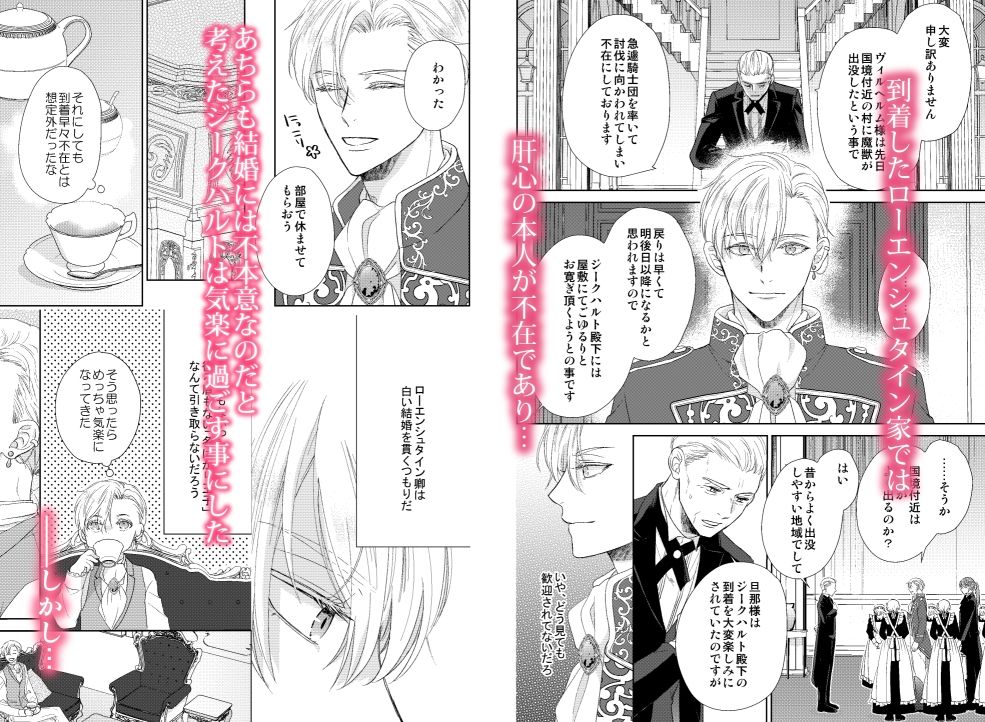 辺境伯騎士の執着婚 - サンプル画像 2