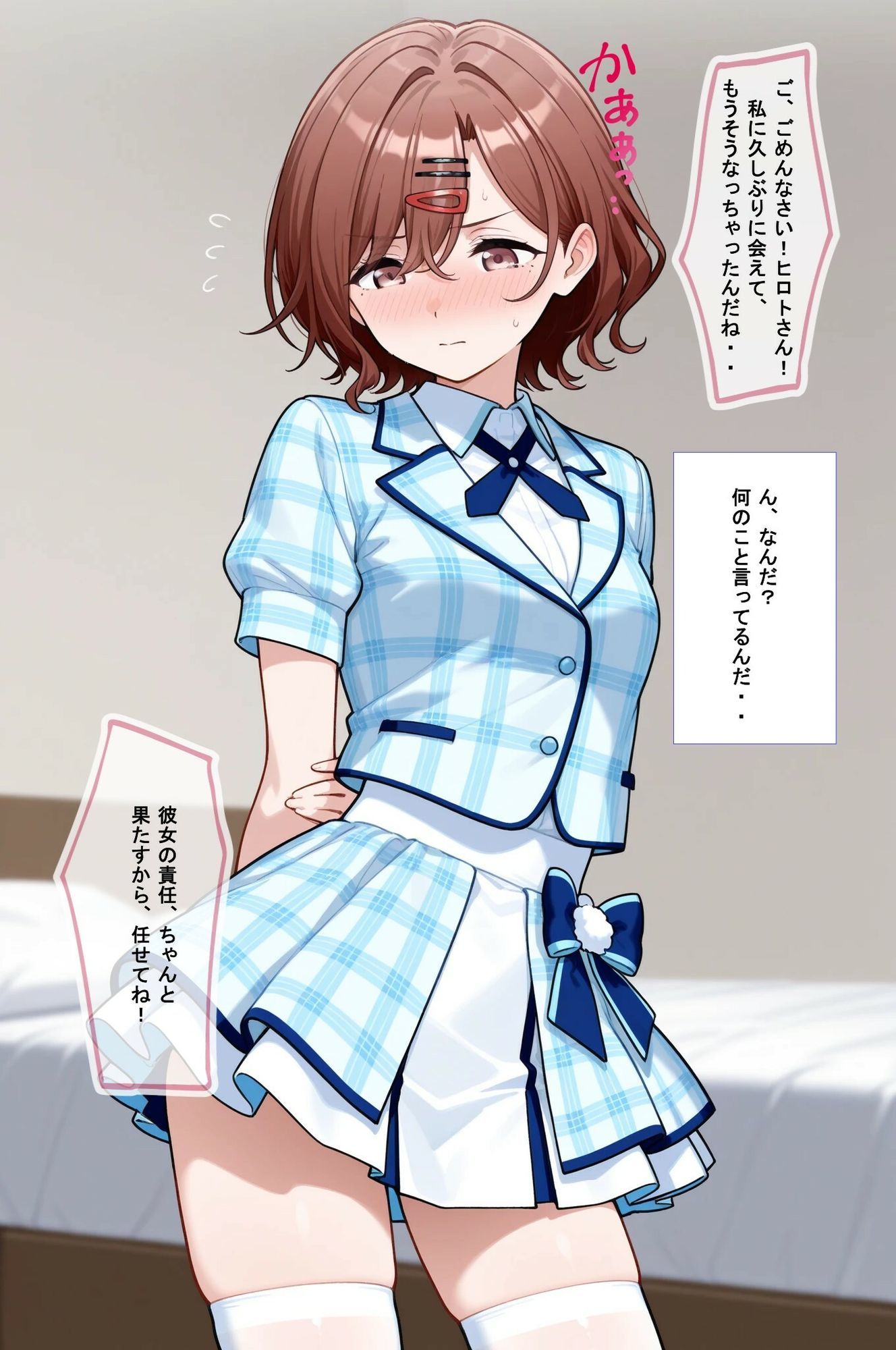 推しキャラ召喚した俺！  甘々なエッチを堪能する  〜樋口  〇香〜ver - サンプル画像 3