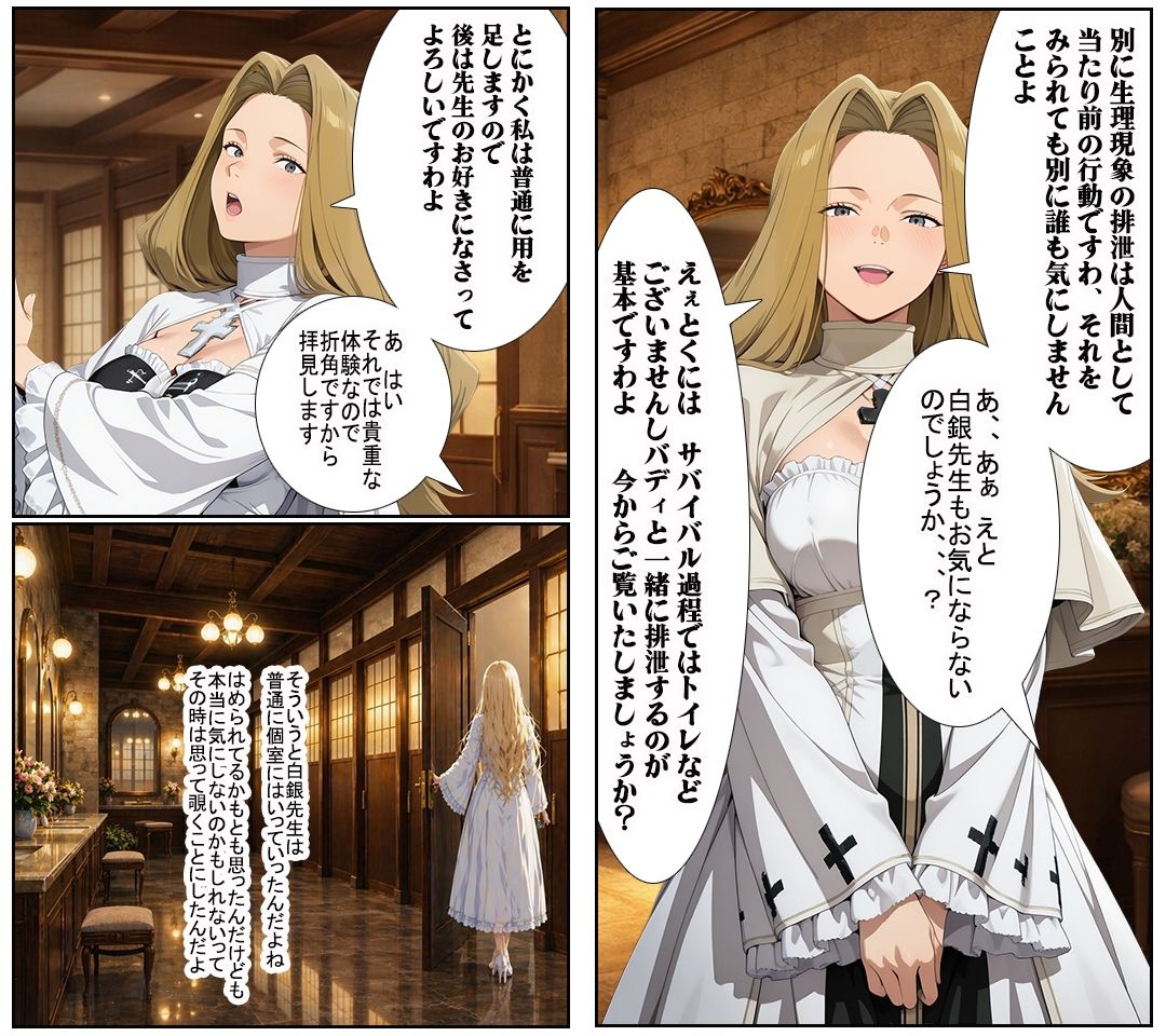 【汚パンツ女学園】  第3話美女だらけの学園の性感覚はぶっ飛んでいた - サンプル画像 2