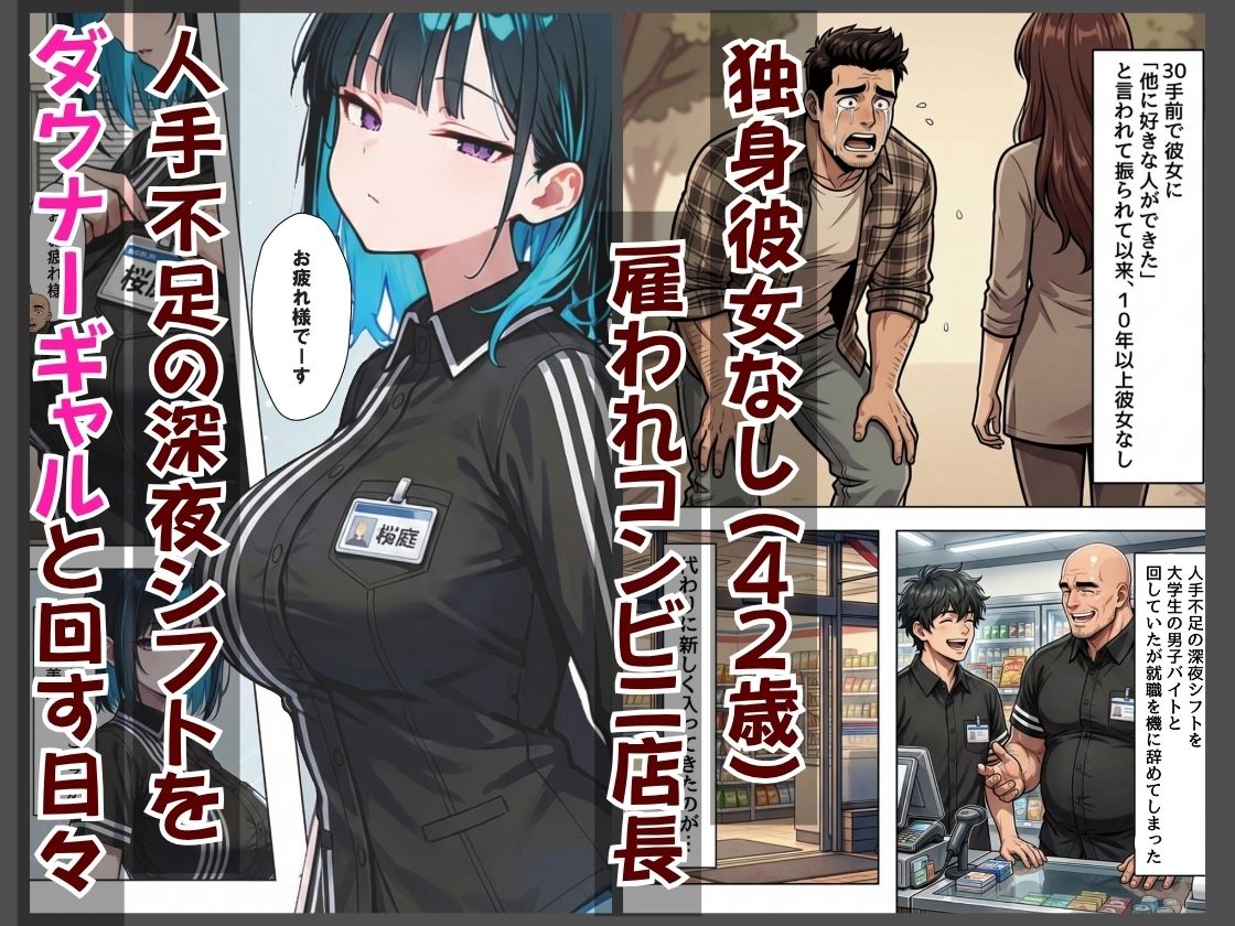 バ先のダウナーギャルが非モテおじ店長のセフレになるまで  超密着いちゃラブえっち - サンプル画像 2