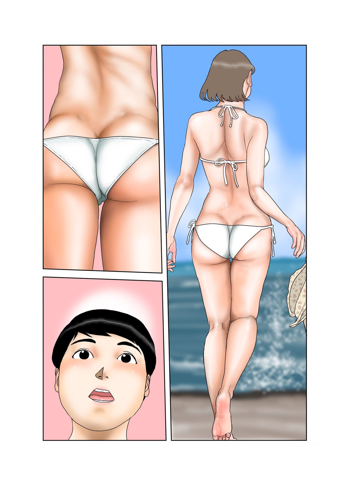美沙叔母さんとの夏の思い出 - サンプル画像 5