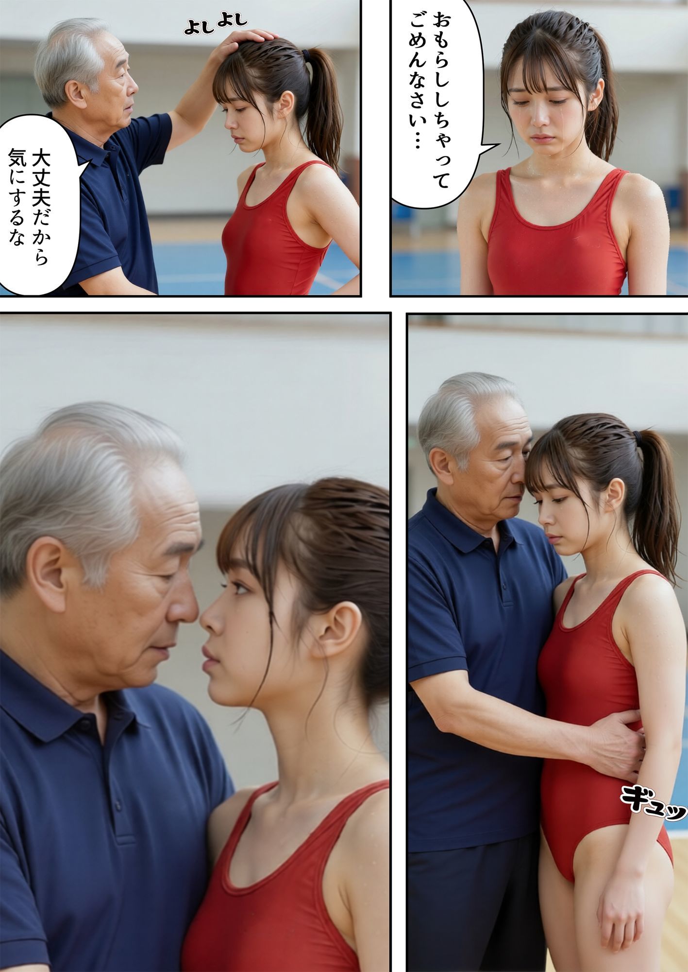 新体操、セクハラコーチの個人レッスン - サンプル画像 7