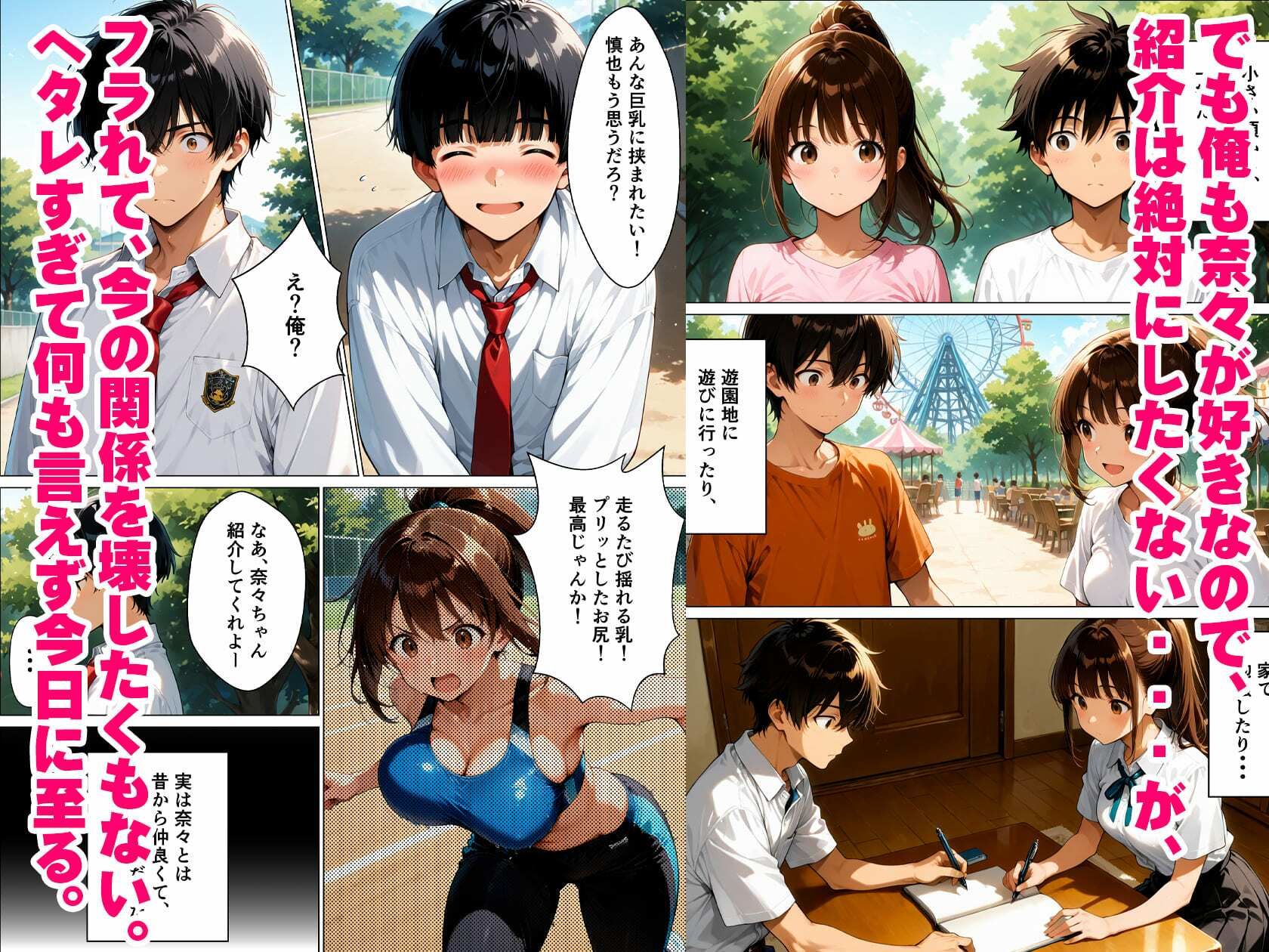 イチャラブセックスー陸上部幼なじみと恋人になったのに、「彼女」って言えなくて泣かせた話 - サンプル画像 2