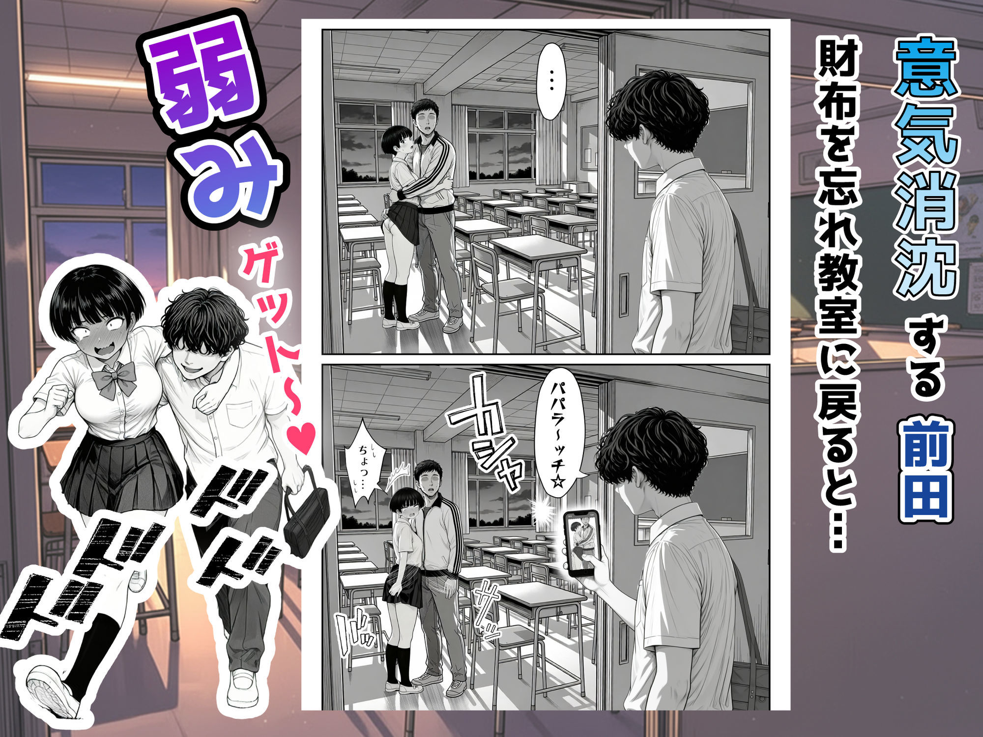 真面目でうるさい委員チョ〜の弱みを握ったヤリチンが1カ月限定恋人ごっこでHまでもっていく話 - サンプル画像 4