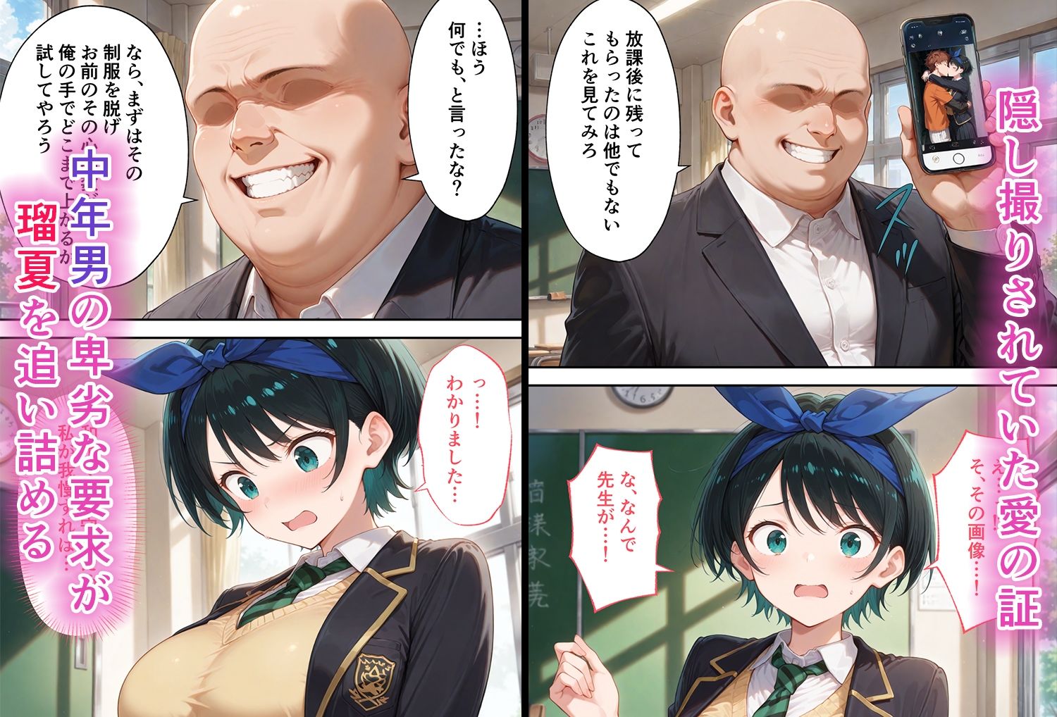 弱みを握られた俺の彼女が寝取られ堕ちるまで 瑠夏編 - サンプル画像 2