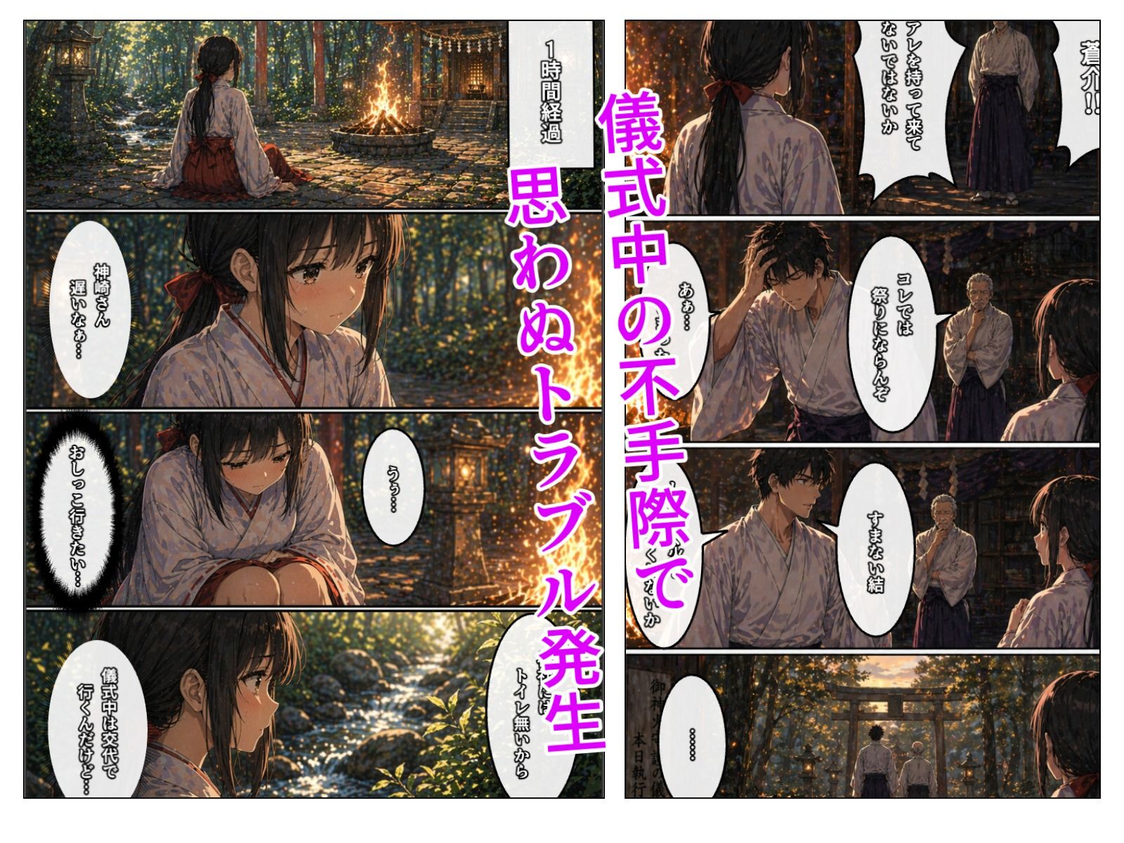 御神火守護の儀 - サンプル画像 2
