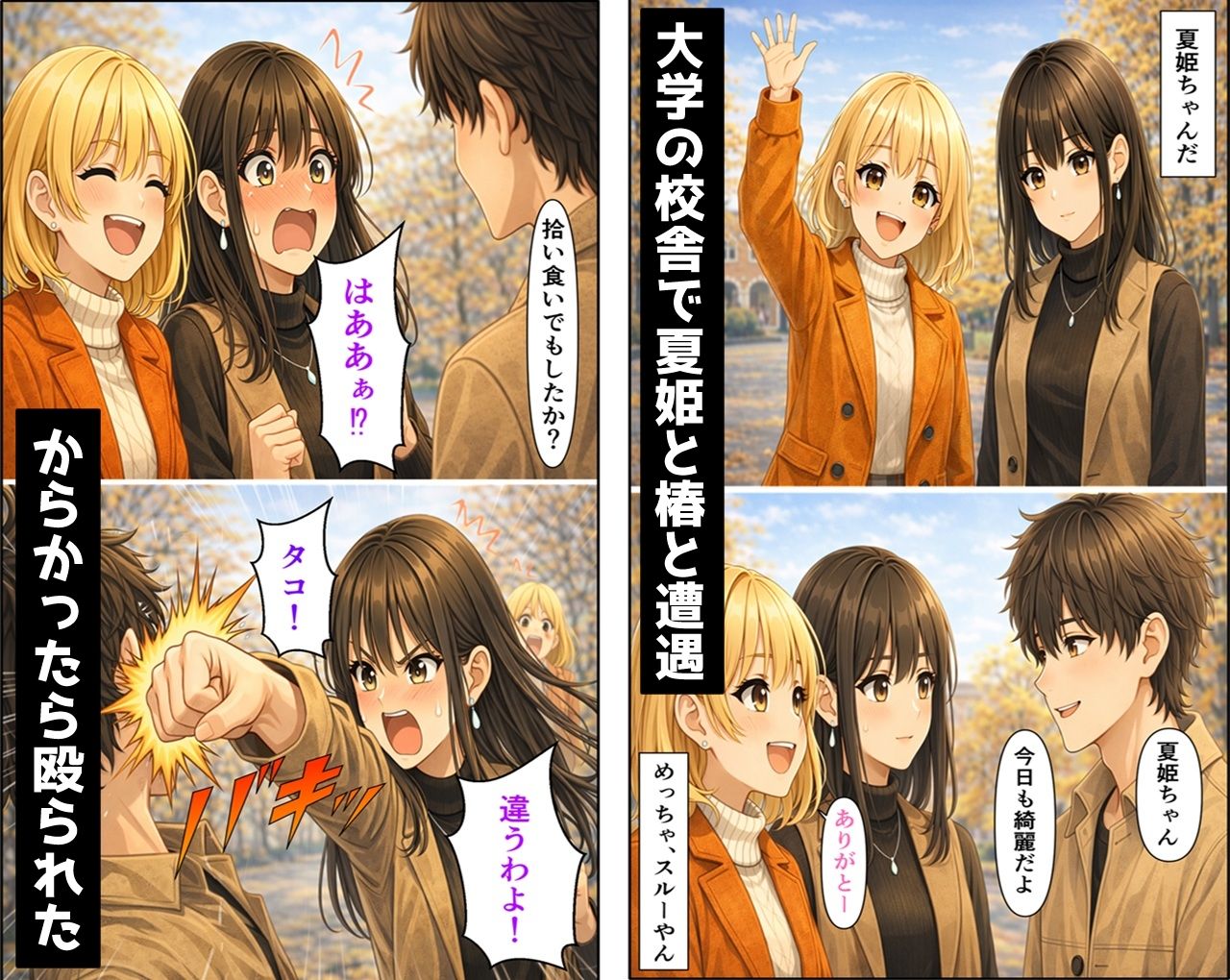 無防備すぎる同級生に、理性が追いつかなかった話 第11話「親友とヤってしまった直後に彼女が来た話」 - サンプル画像 1