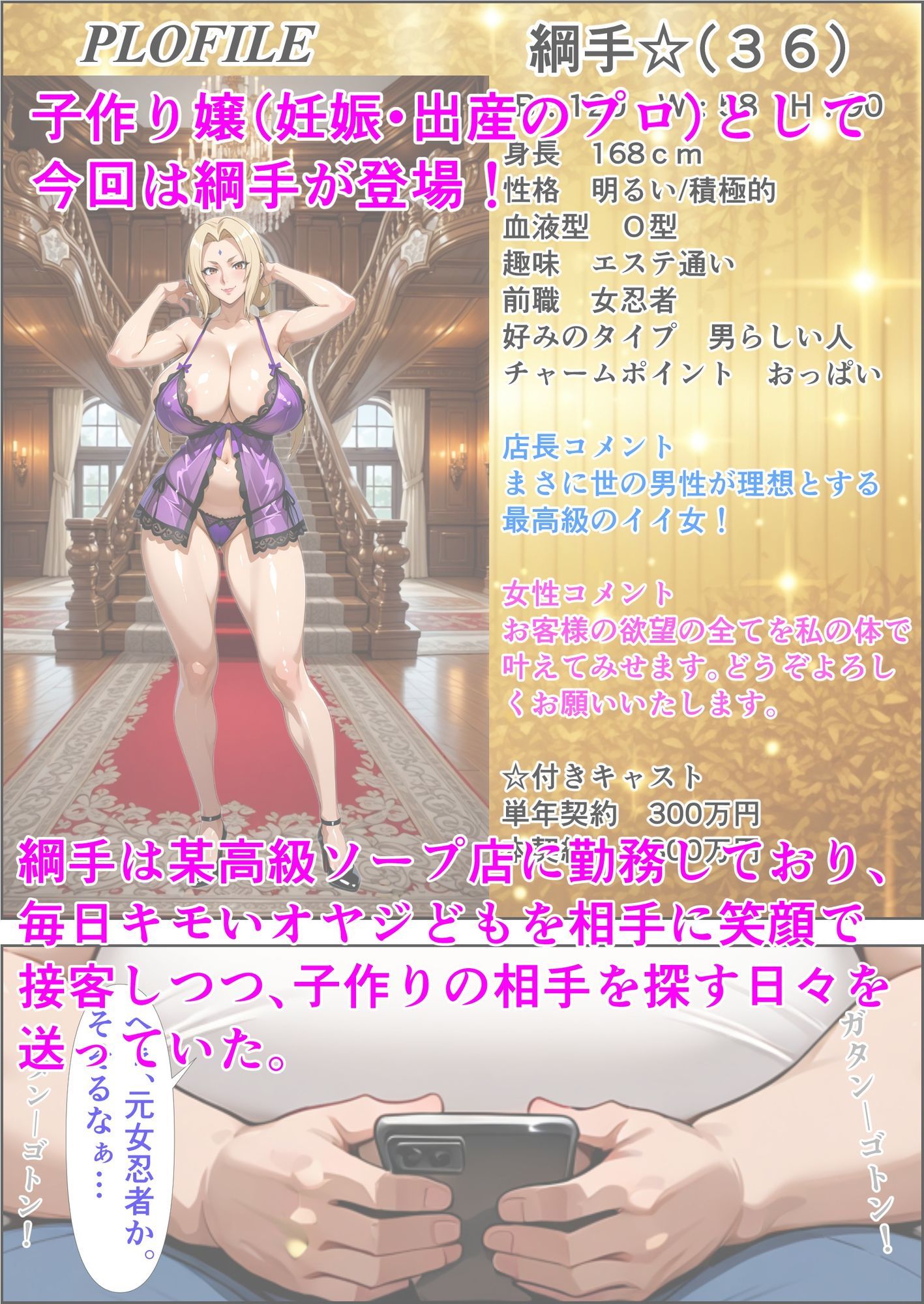 子作り嬢  綱手 - サンプル画像 1