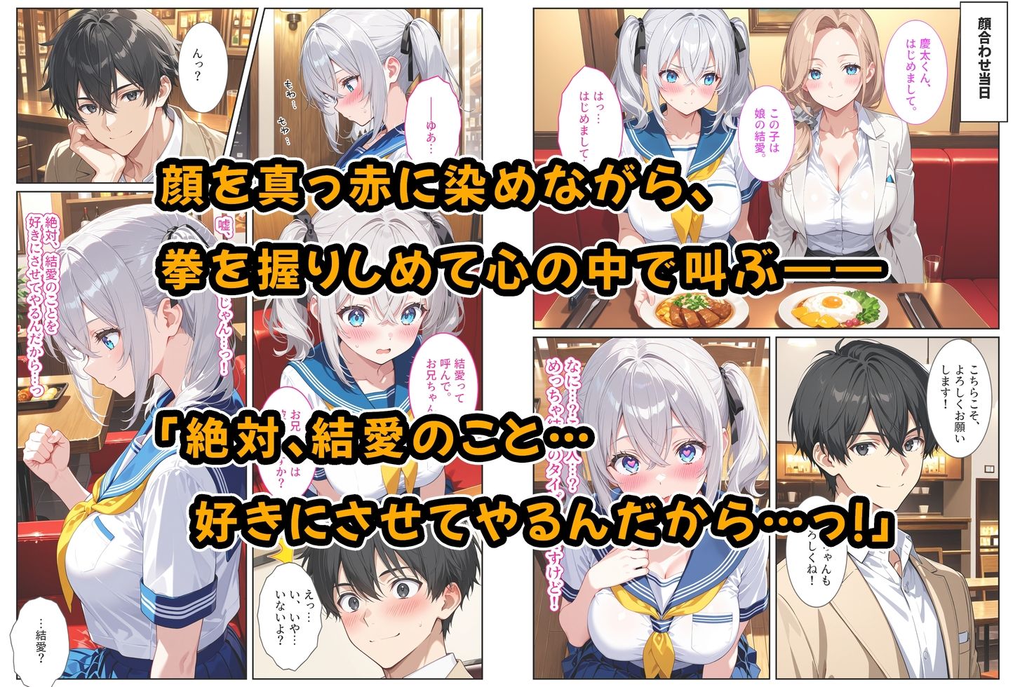 義妹ができたら幼馴染が嫉妬爆発！〜義妹と幼馴染のW爆乳ハーレム中出しセックス〜 - サンプル画像 3