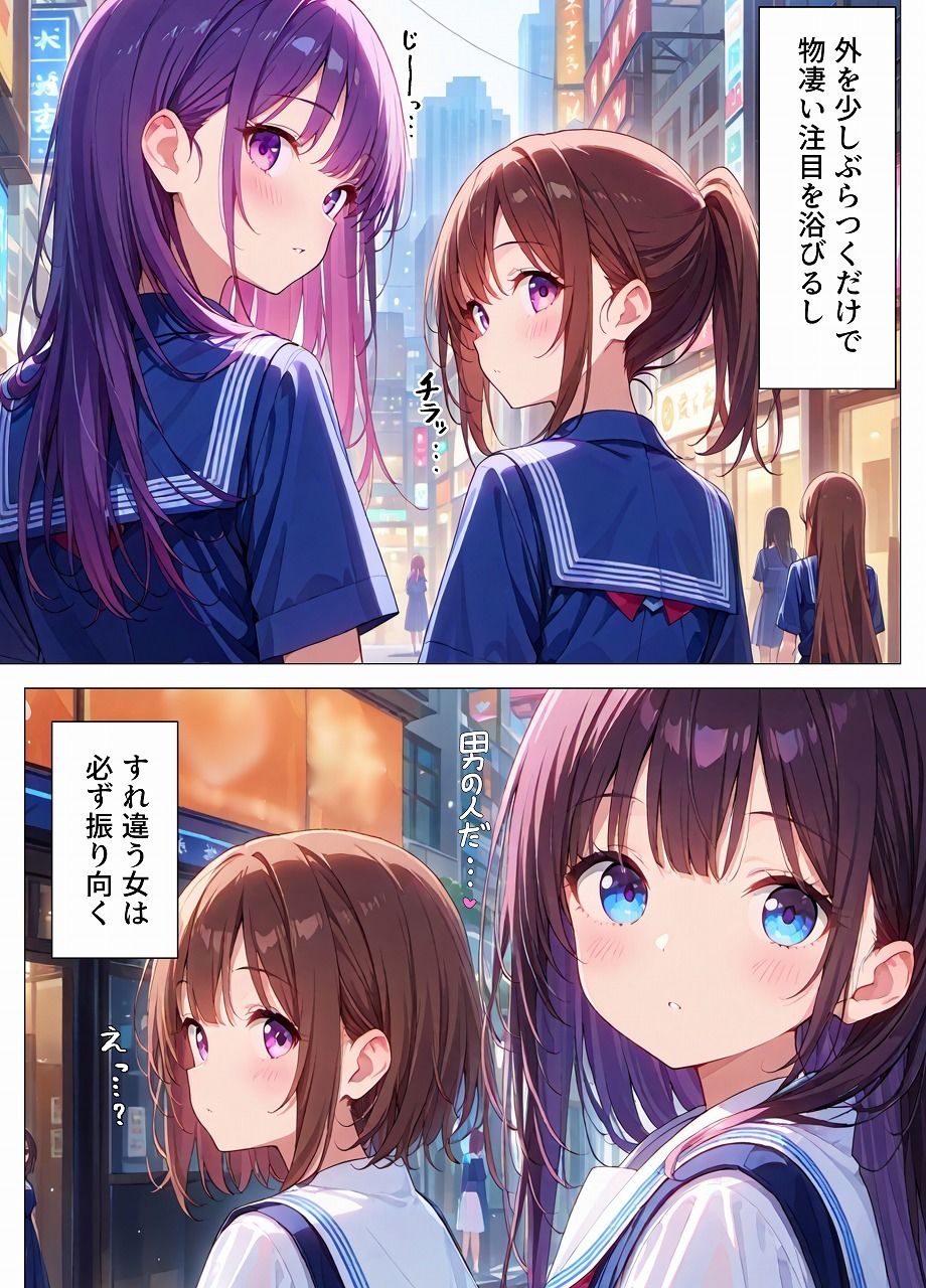 男女比1:99の世界のヤリチン - サンプル画像 3