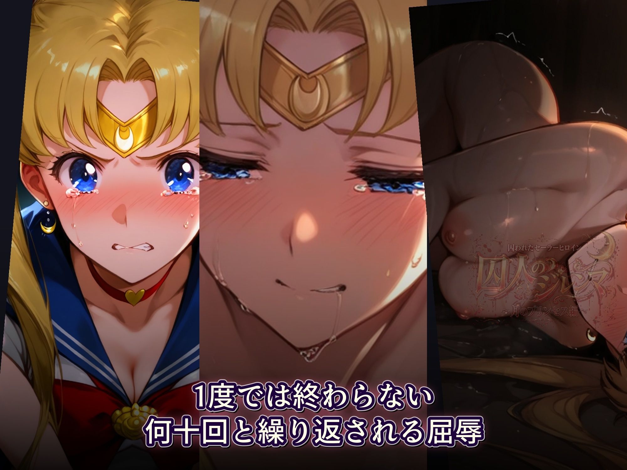 囚われたセーラーヒロイン 囚人のジレンマ【月のプリンセス編】 - サンプル画像 1