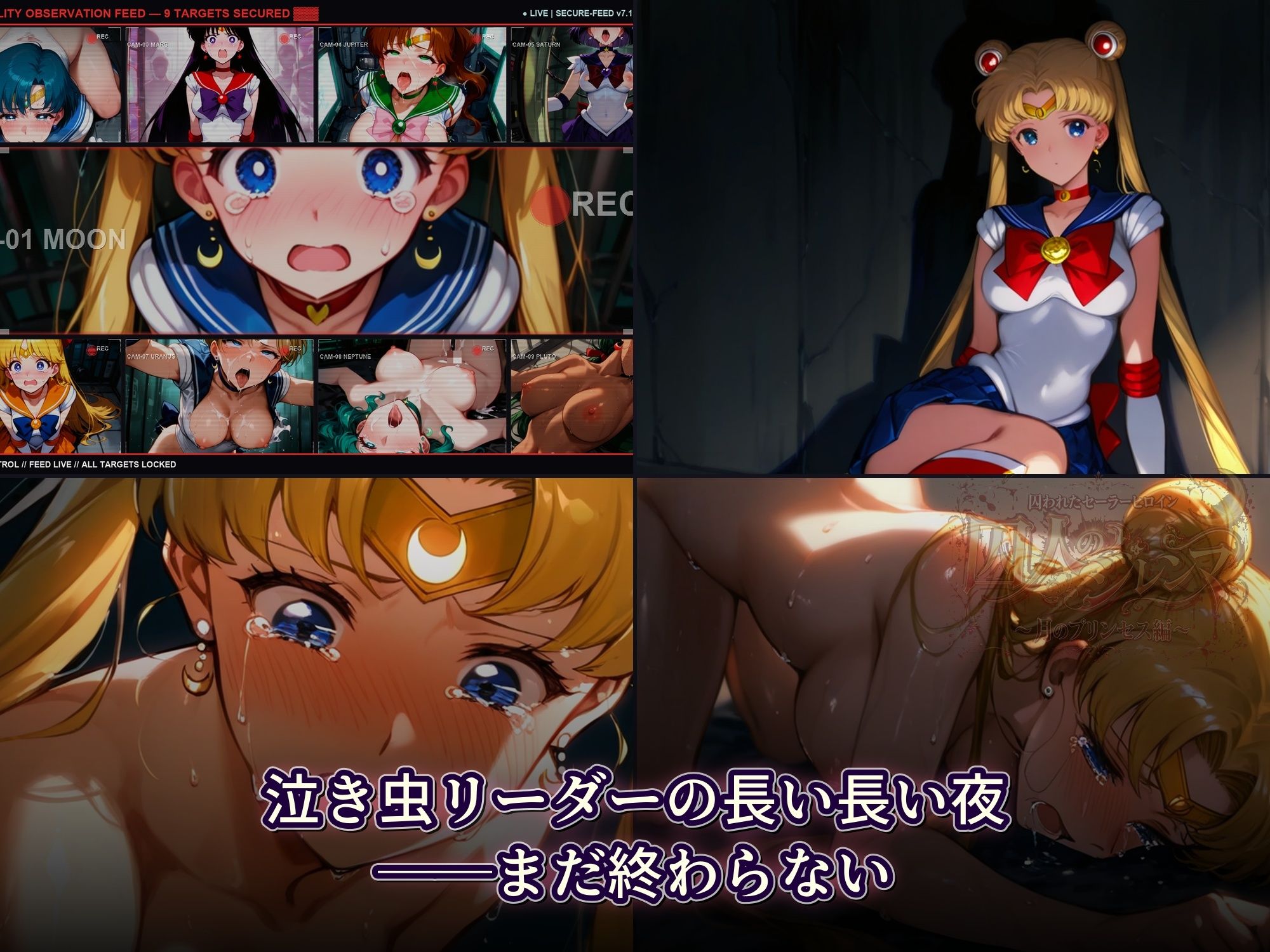 囚われたセーラーヒロイン 囚人のジレンマ【月のプリンセス編】 - サンプル画像 2