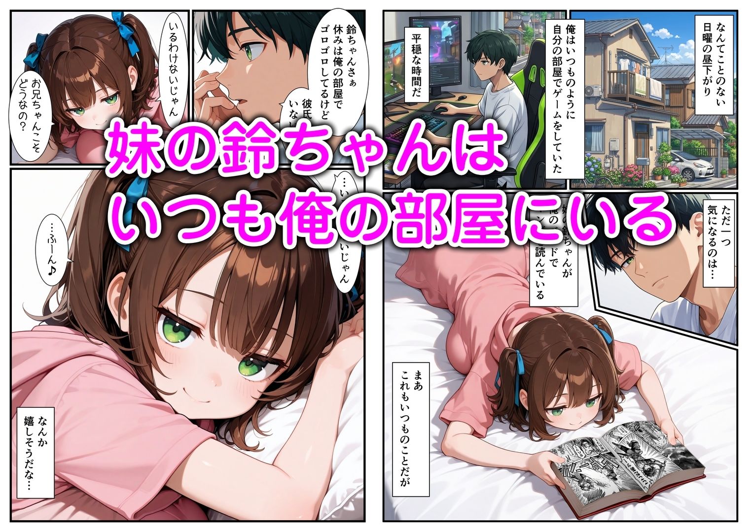 妹と恋人ごっこ 交尾ごっこ - サンプル画像 1