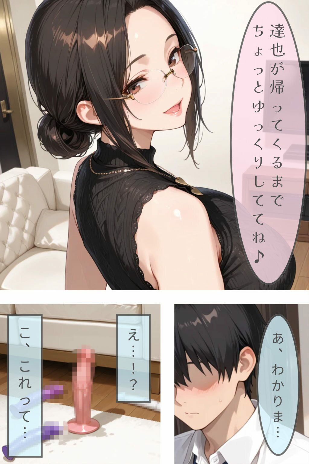 友達の母と僕だけの秘密 - サンプル画像 2