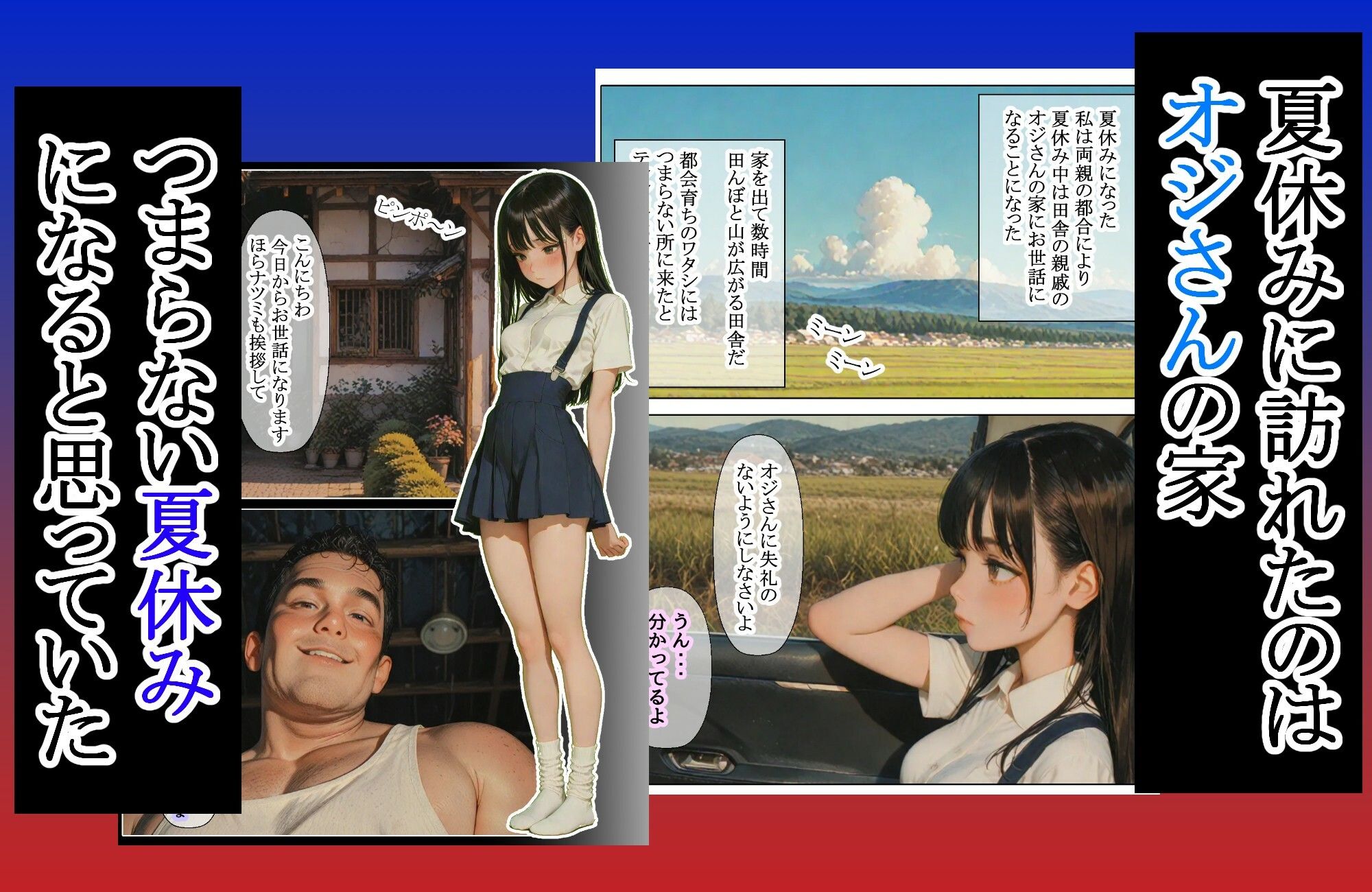 女の悦びを教え込まれた夏休み - サンプル画像 1