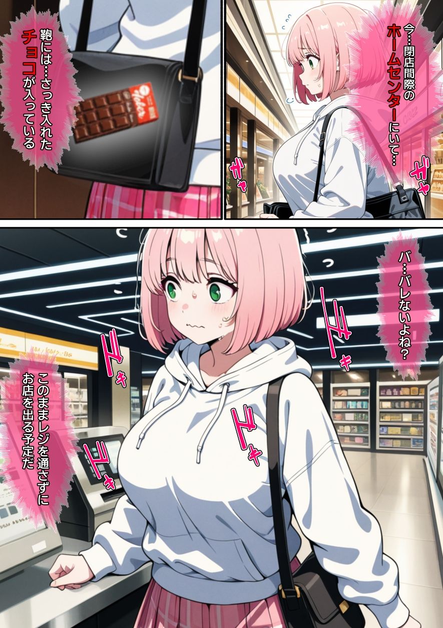【漫画】万引きギャルを壊した話 - サンプル画像 2