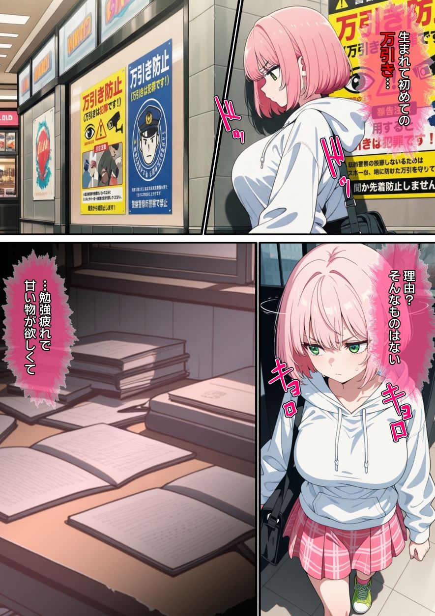 【漫画】万引きギャルを壊した話 - サンプル画像 3