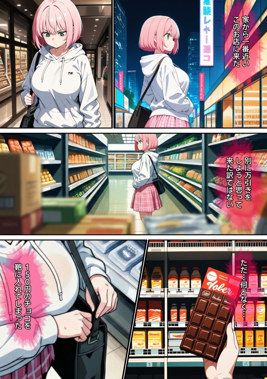 【漫画】万引きギャルを壊した話 - サンプル画像 4
