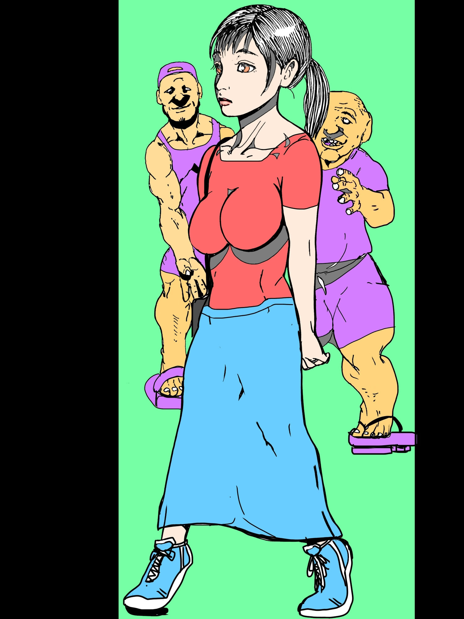 仲良し親子は女好き - サンプル画像 1