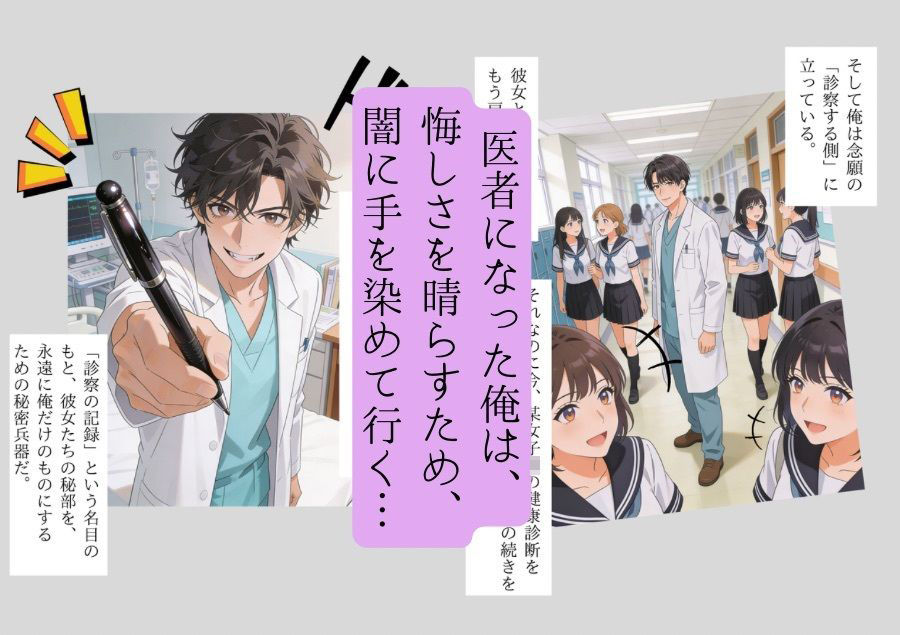 背徳の触診録 vol.1 〜若き研修医と剥がされる聖域編〜 - サンプル画像 3
