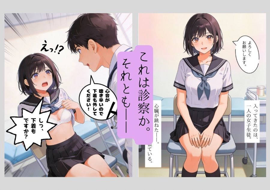 背徳の触診録 vol.1 〜若き研修医と剥がされる聖域編〜 - サンプル画像 4