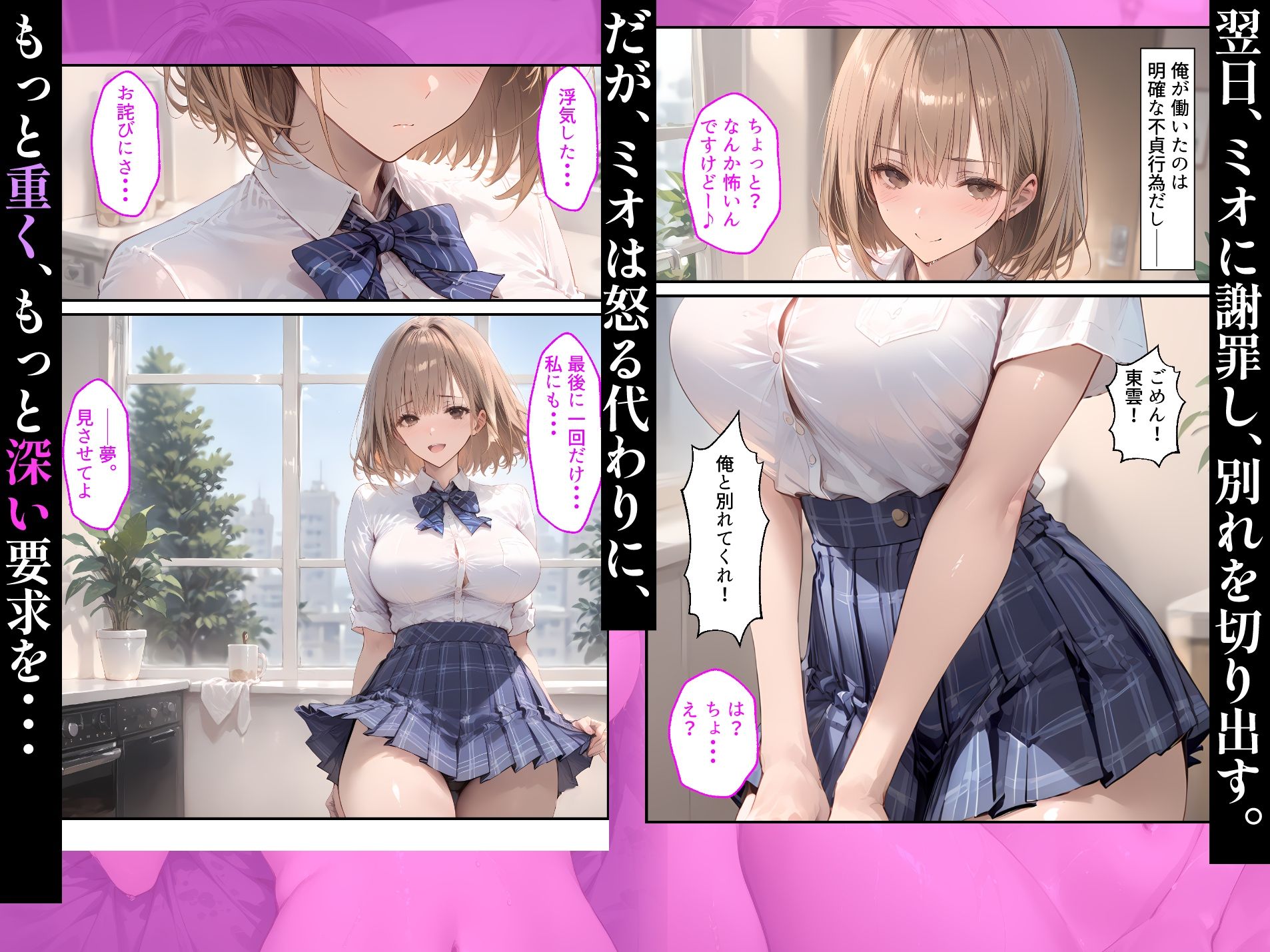 【漫画】幼なじみとの浮気で人生初セックスしたら、嫉妬した彼女の中出しおねだりが止まらない話 - サンプル画像 7