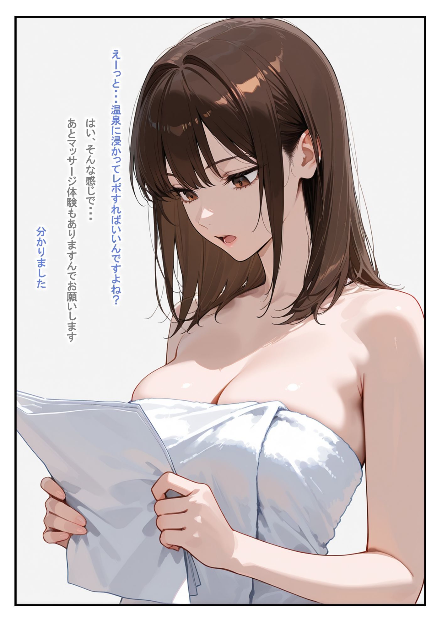 温泉ロケ、女子アナ、常識改変済。〜汗だくセックスマッサージ〜 - サンプル画像 7