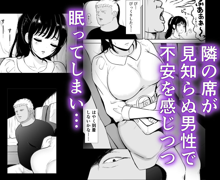 清楚系女子、夜行バスで寝取られ〜東京へ向かう夜行バスの中で〜 - サンプル画像 2