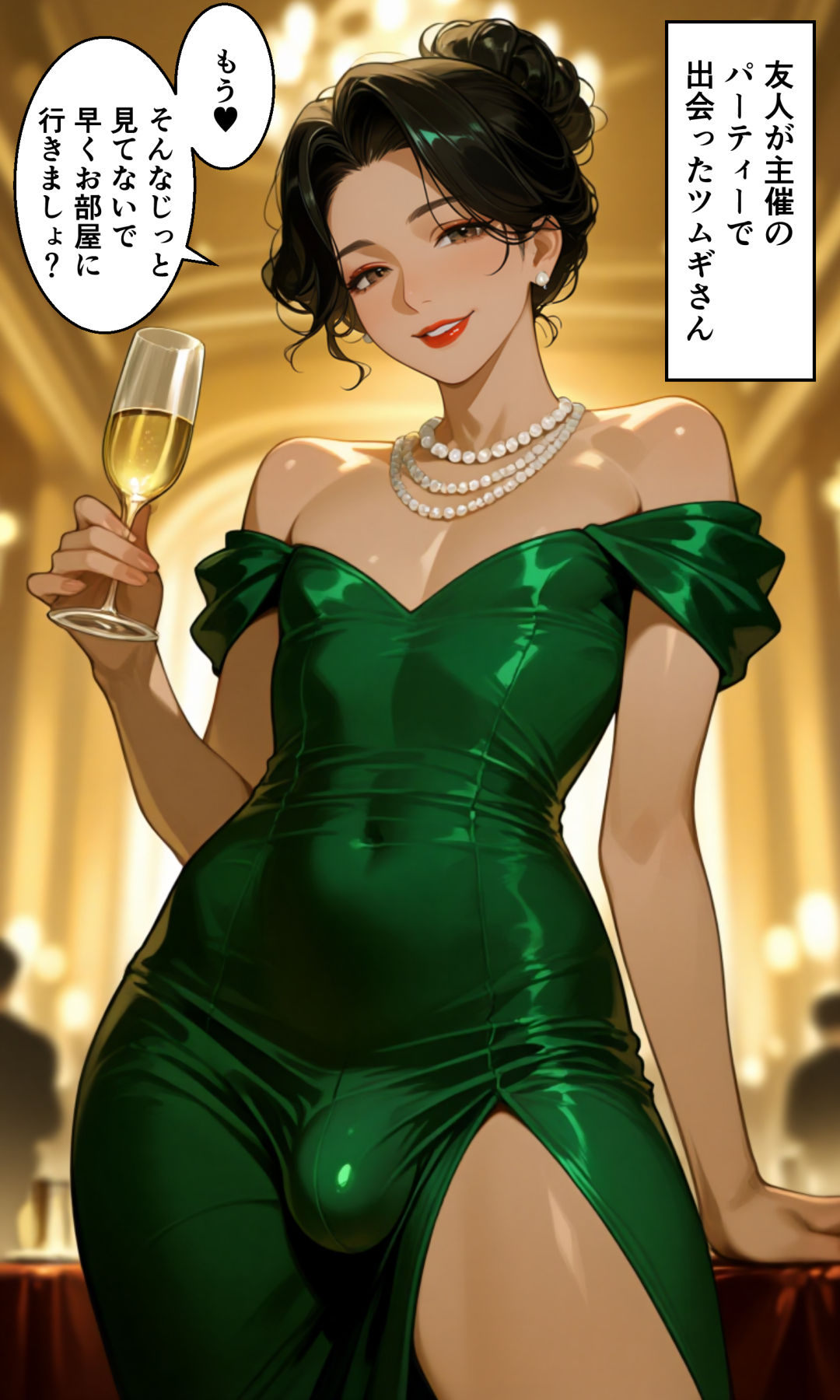 パーティーで出会った美しい人妻が男だったのでホモセックスしまくった♂ - サンプル画像 5