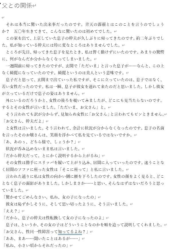 女になった息子 - サンプル画像 1