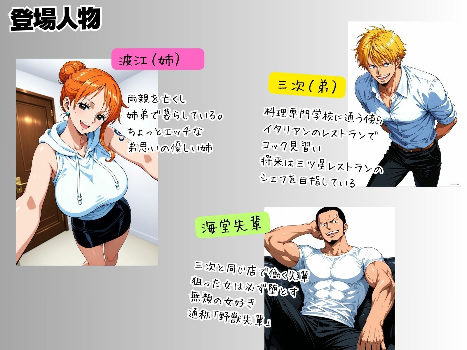 【異世界転生】バ先の野獣先輩に俺の姉貴を紹介したらセックス依存症にされた話【前編】 - サンプル画像 2