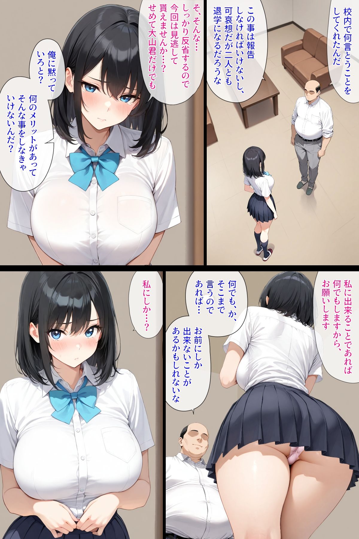 彼氏持ちカノジョ担任教師に堕とされる - サンプル画像 2