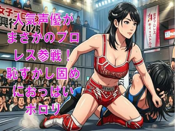 人気声優がまさかのプロレス参戦！恥ずかし固めに、おっぱいポロリ
