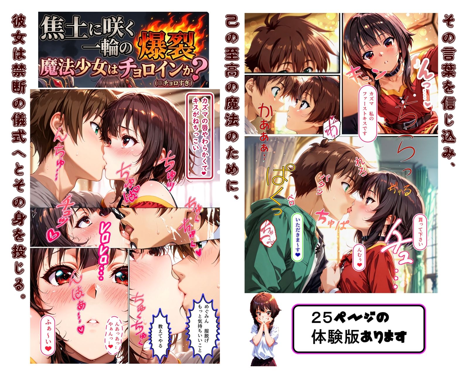 焦土に咲く一輪の爆裂、魔法少女はチョロインか？ - サンプル画像 3