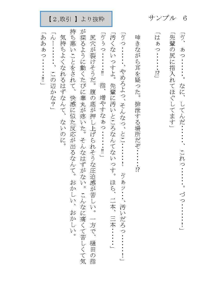 小説版『欲しがる後輩』_著・螺子島乖離 - サンプル画像 6