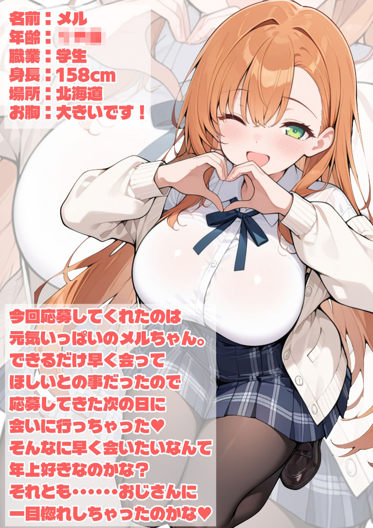 おじさんを満足させたら賞金300万！！〜ドスケベおじさんVS素人娘  心も体も繋がりすぎるラブラブclimaxセックス〜 メル編 - サンプル画像 1