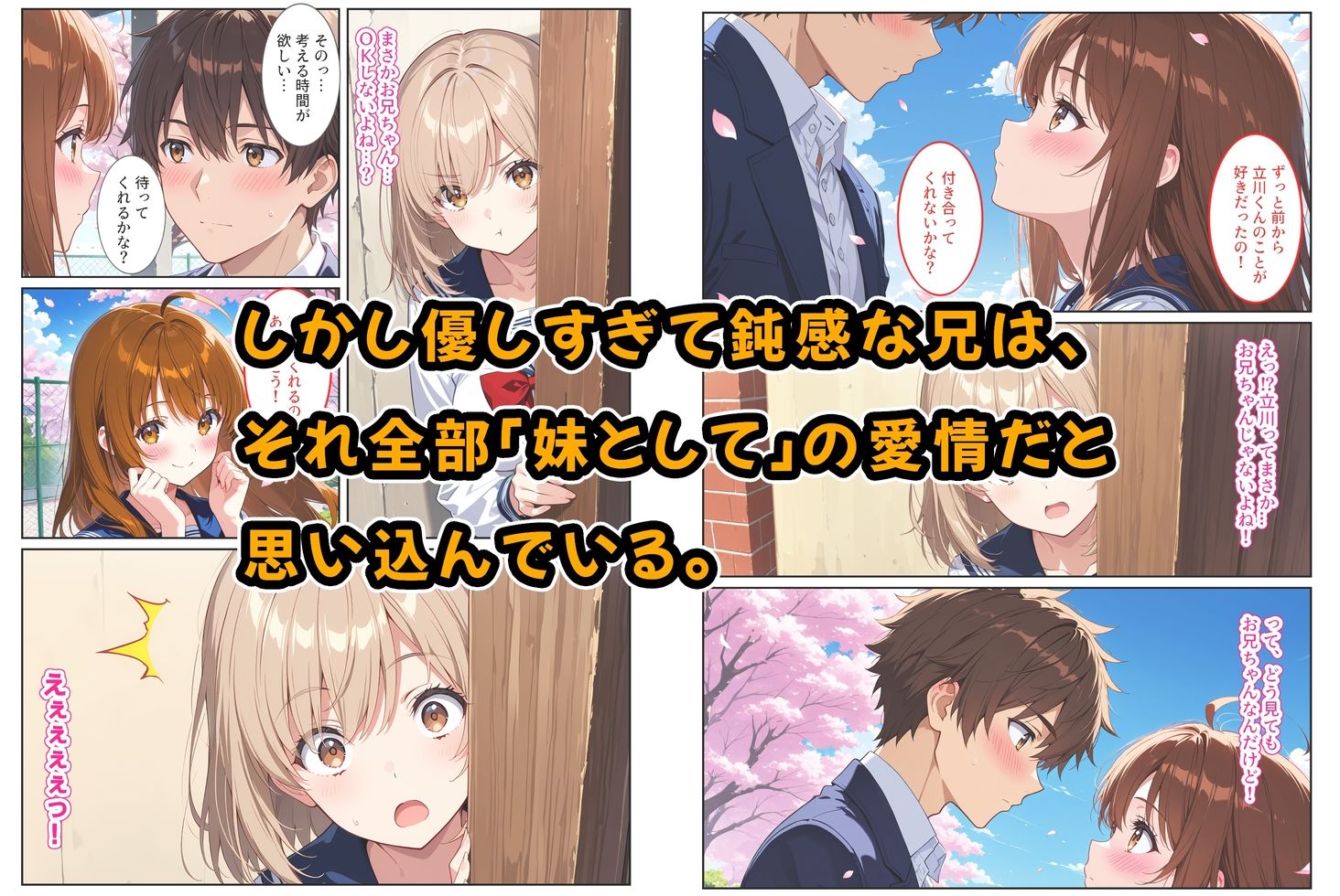 間違って媚薬を飲んで発情しちゃった爆乳妹が大好きな兄に中出しおねだりしてきた！ - サンプル画像 2