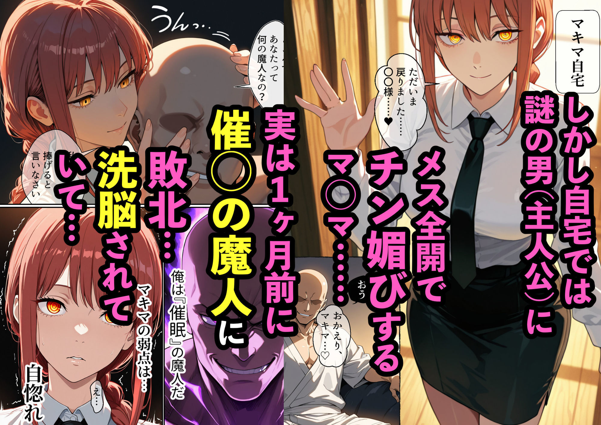 催◯の魔人 1〜マ◯マとパ◯ーを洗脳わからせ思考改変調教〜デ◯ジの前で見せつけセックス精液依存お漏らし肉便器化で公安酒池肉林〜 - サンプル画像 2