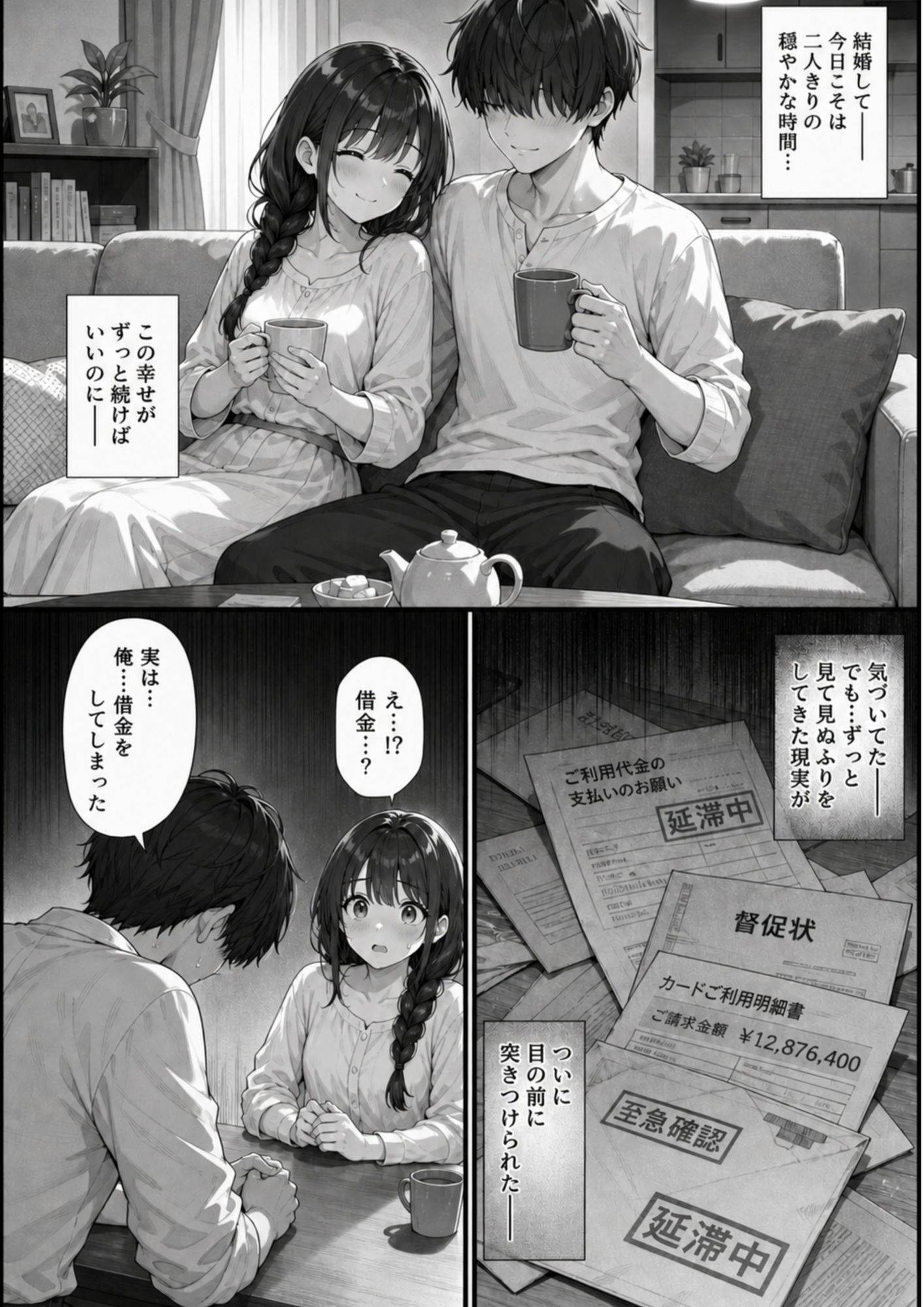 僕の妻が借金取りに堕とされるまで - サンプル画像 4