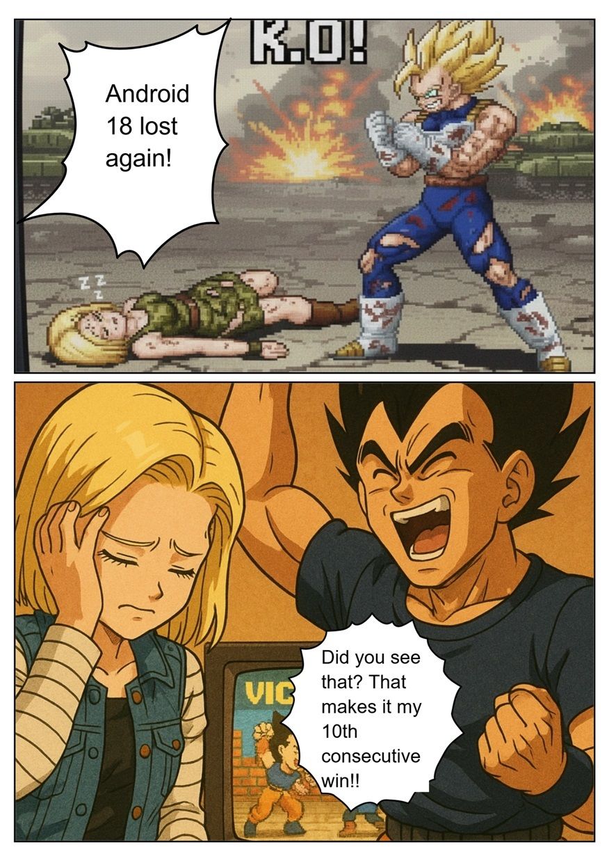 ［English］Android 18 is seduced by a Saiyan during a brief time alone with him while drinking. While Krillin is asleep， she continues to have sex with the Saiyan until morning... - サンプル画像 3
