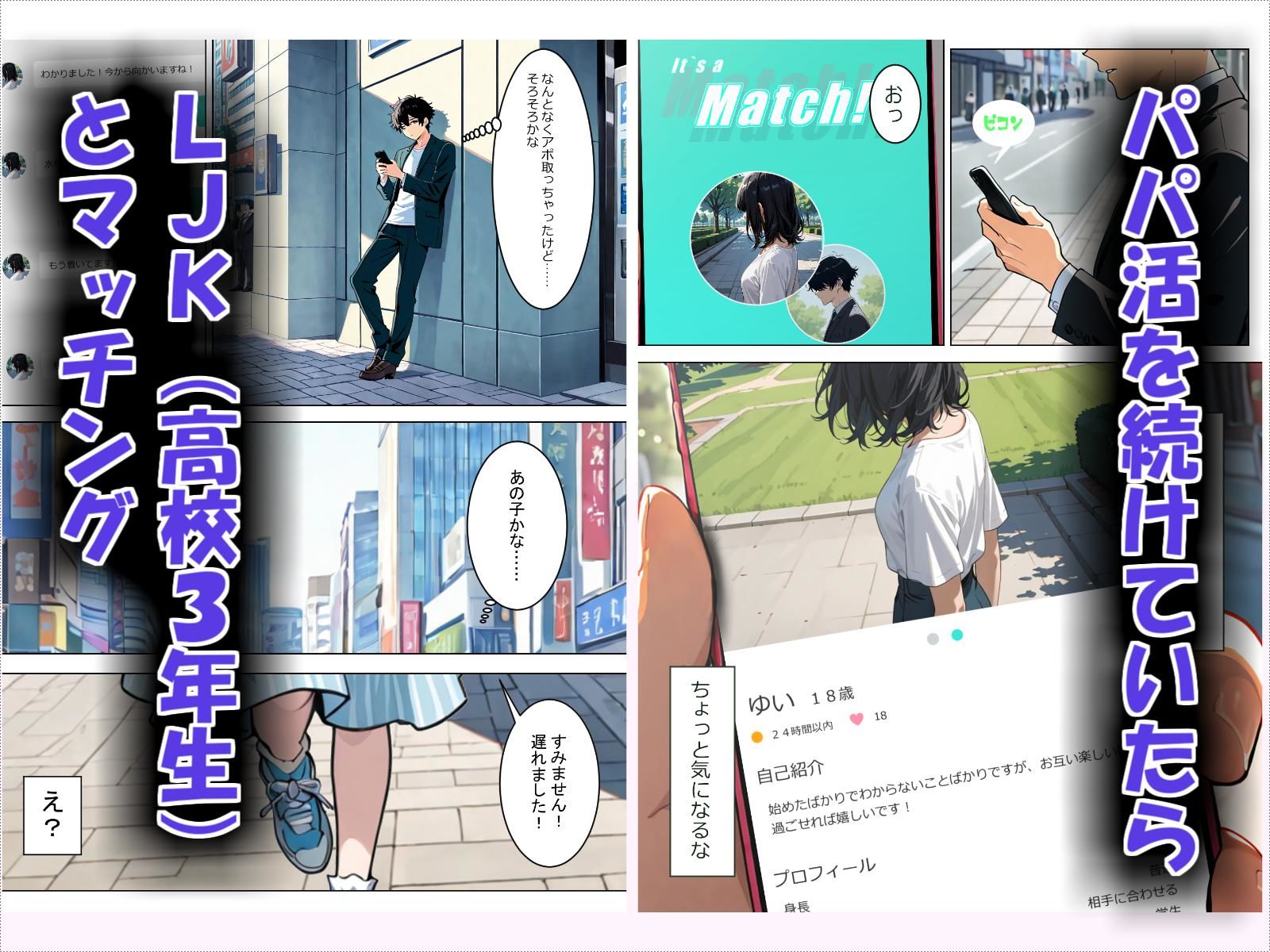 パパ活で処女のLJKと出会った話。 - サンプル画像 1